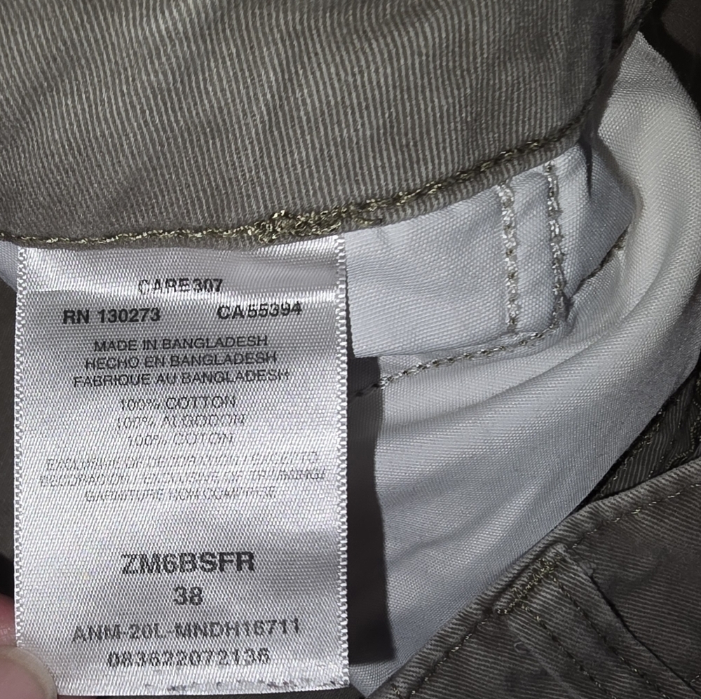 Wrangler Tan Cargo Shorts Baggy Skater Style Cotton Men's Size 38 XL - Picture 5 of 5